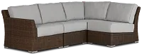 Southport Gray Left 4-piece Modular Sectional
