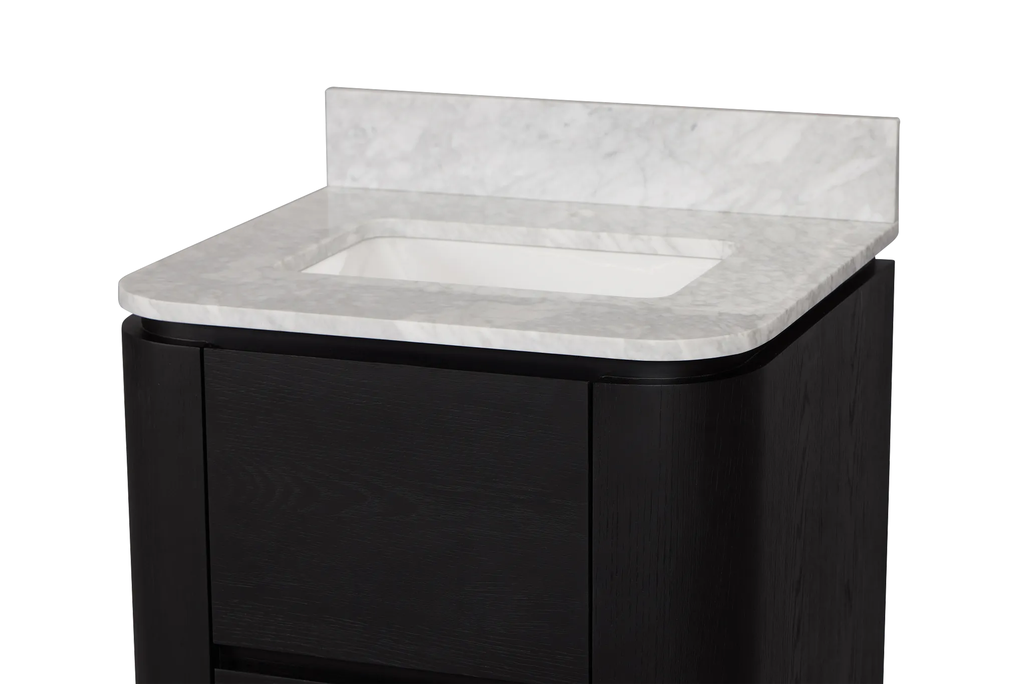 Nomad Black 24" Floating Bathroom Vanity