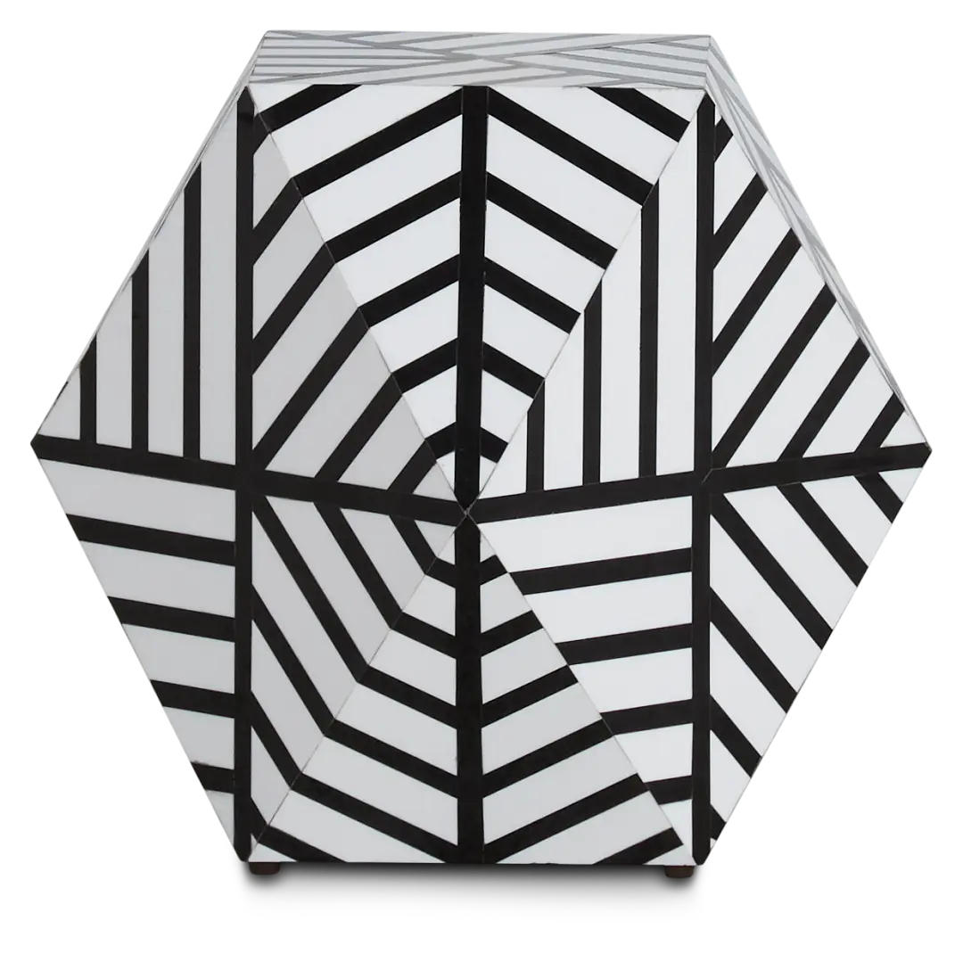 Hex Acrylic Accent Table Hex Acrylic Accent Table