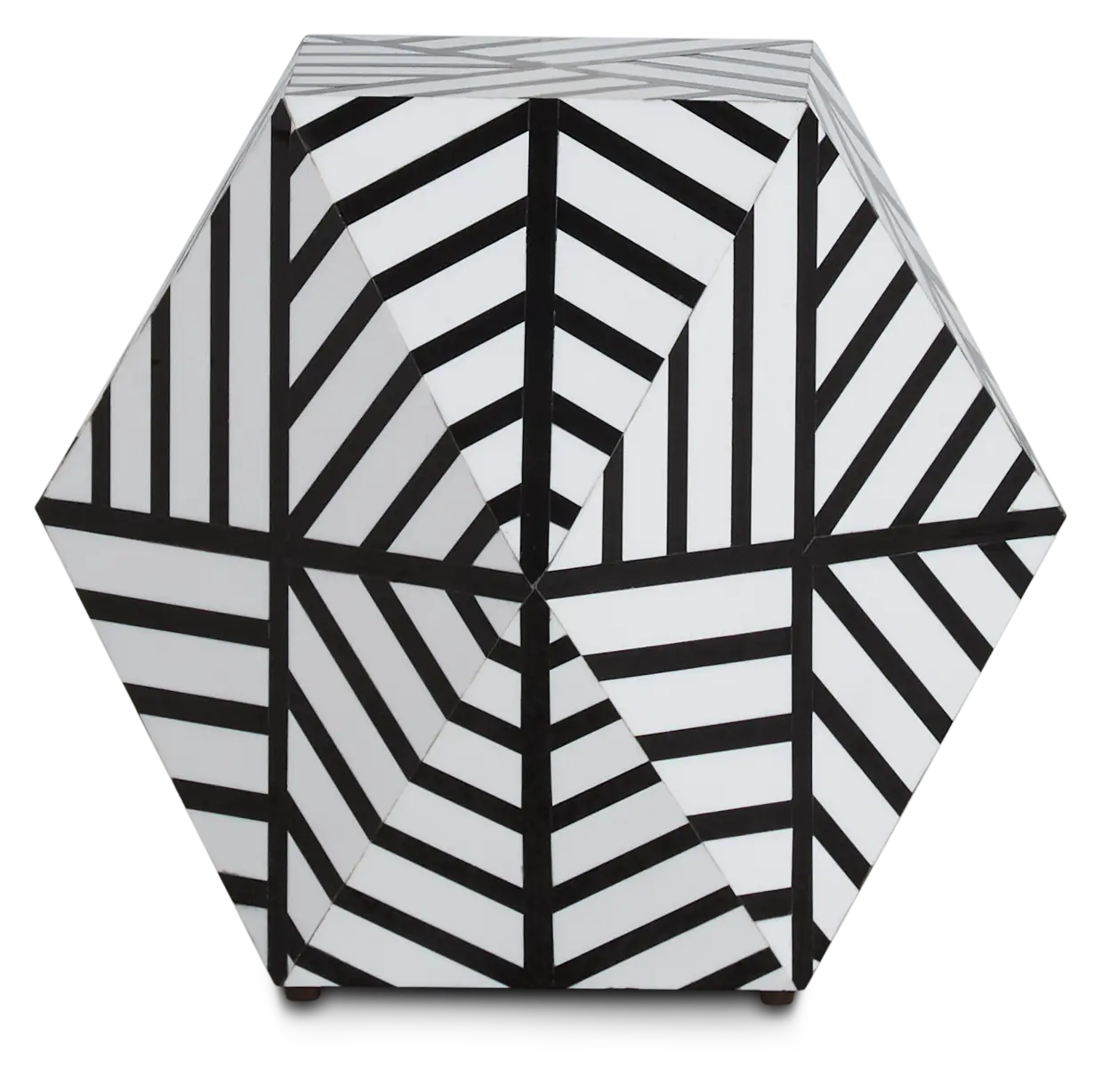 Hex Acrylic Accent Table Hex Acrylic Accent Table