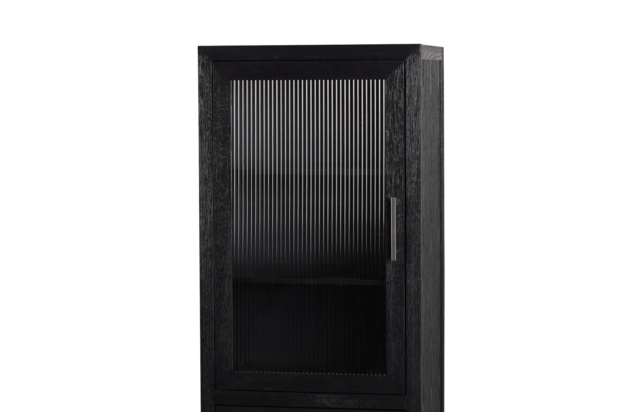 Alden Black Linen Cabinet