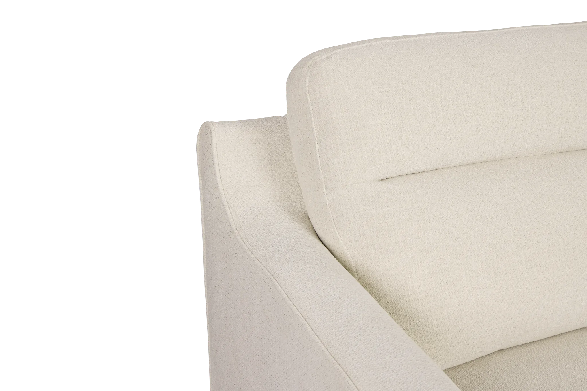 Talia Light Beige Fabric Left Chaise Sectional