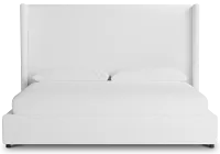 Captiva Revenue White 60" Upholstered Shelter Bed