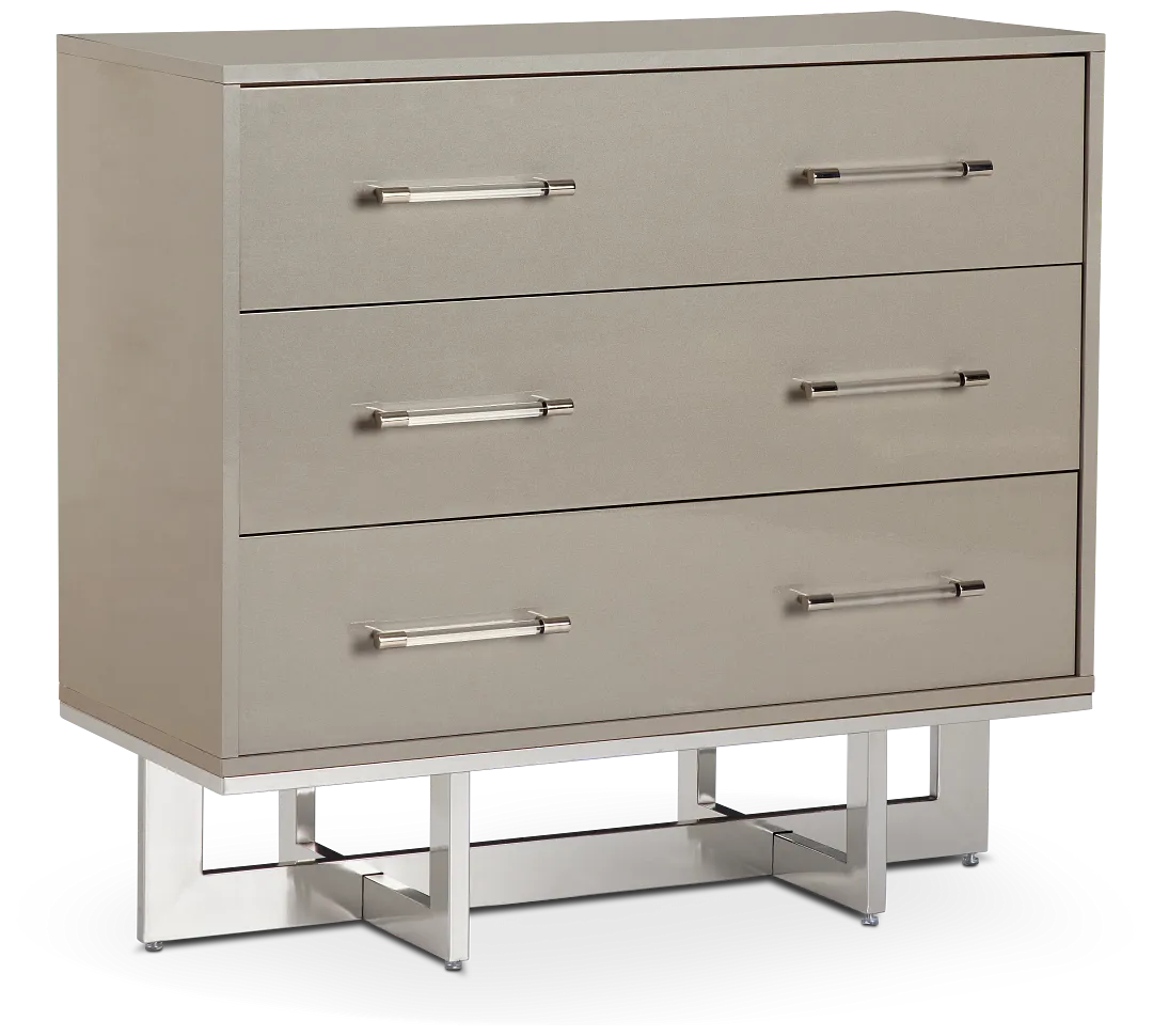 Solora Champagne Small Drawer Chest