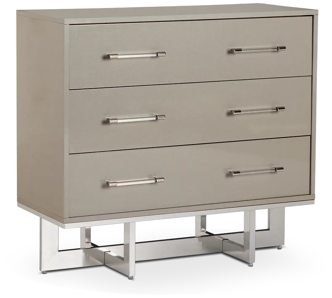 Solora Champagne Small Drawer Chest Solora Champagne Small Drawer Chest