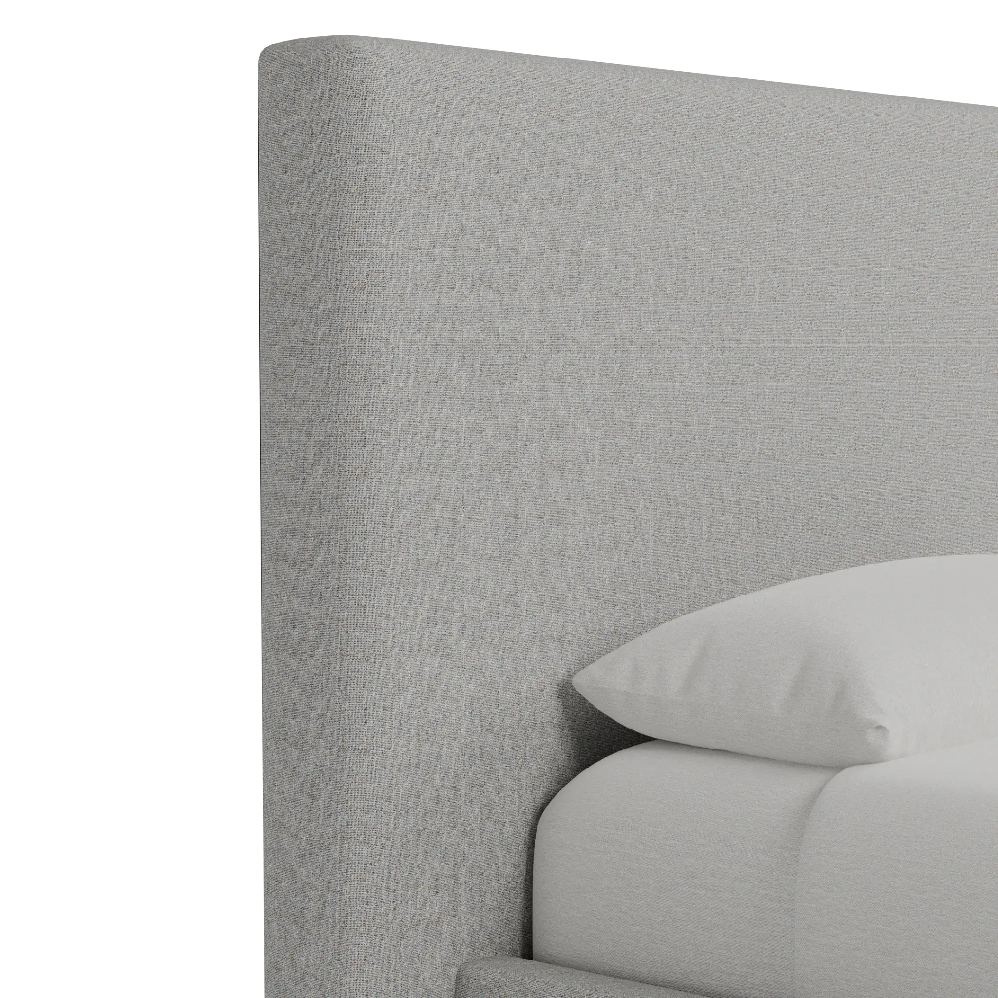 Grayton Natural Beauty 54" Upholstered Platform Bed Grayton Natural Beauty 54" Upholstered Platform Bed