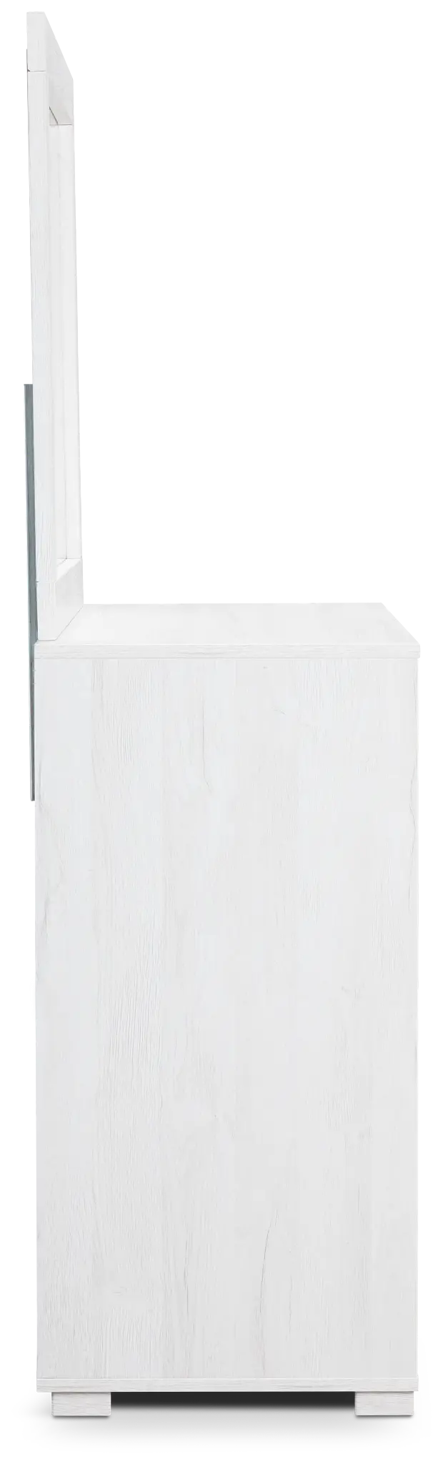 Everett White Dresser & Mirror Everett White Dresser & Mirror