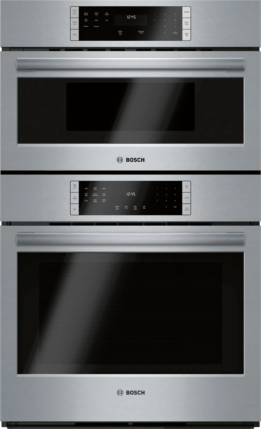 Bosch 800 Series Stainless Steel 30" Electric Oven And Microwave Combo