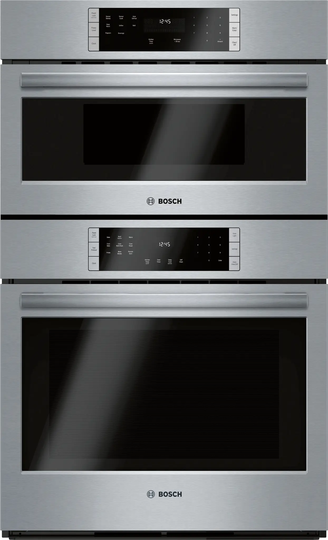 Bosch 800 Series Stainless Steel 30" Electric Oven And Microwave Combo Bosch 800 Series Stainless Steel 30" Electric Oven And Microwave Combo
