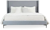 Kent Gray Uph Panel Bed