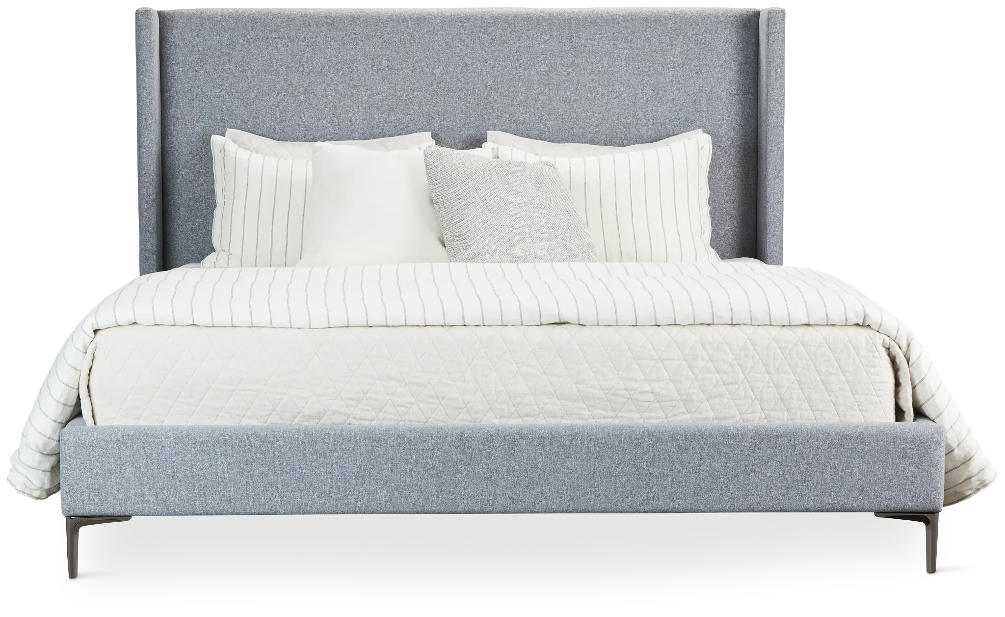 Kent Gray Uph Panel Bed Kent Gray Uph Panel Bed