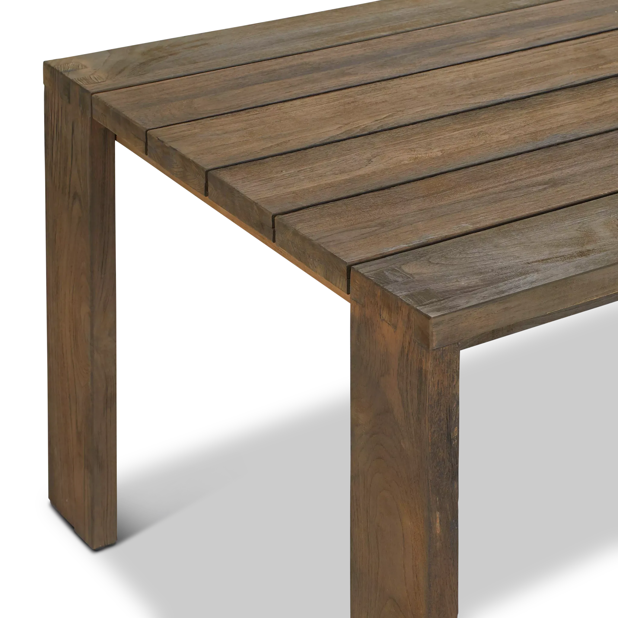 Linear Teak 70" Rectangular Table