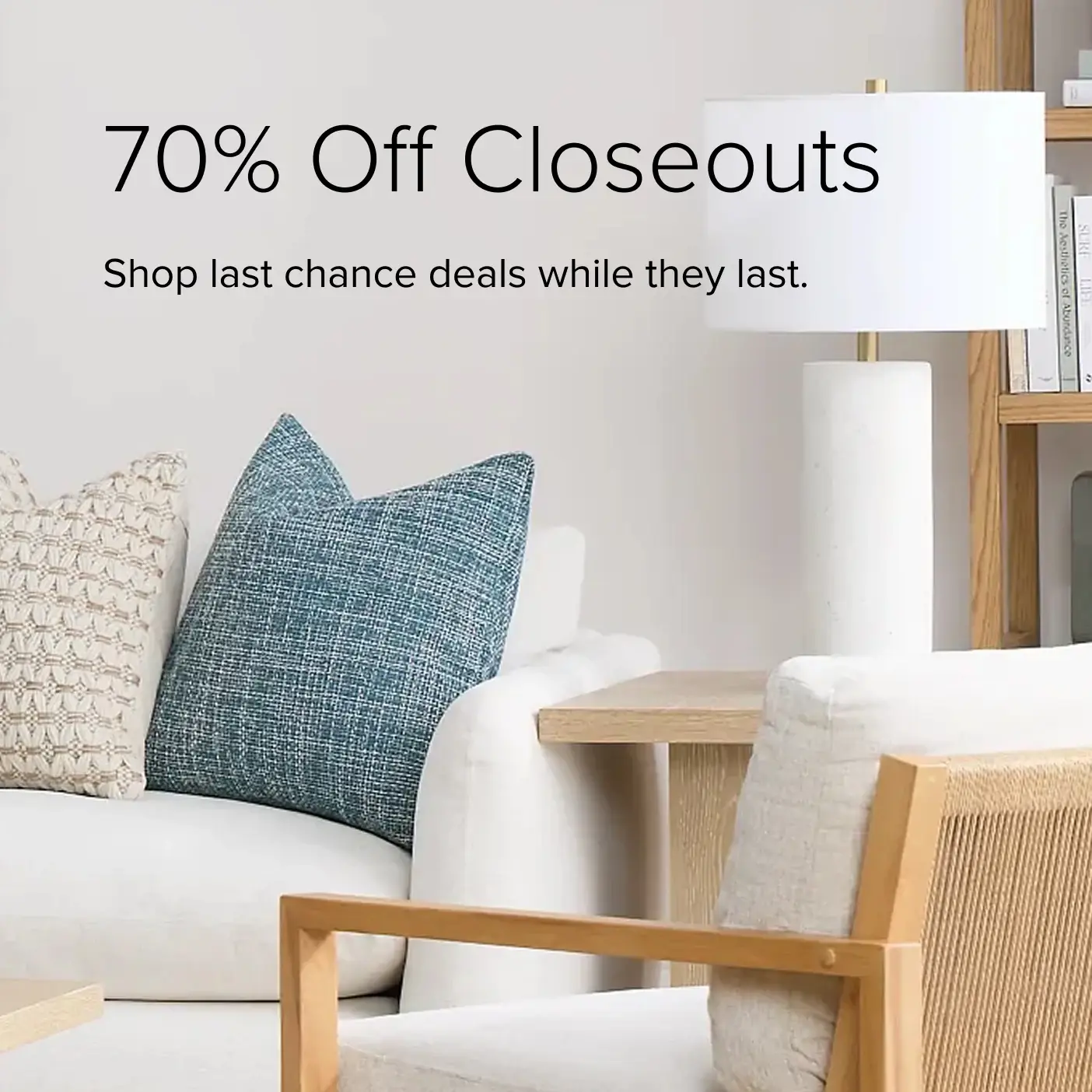 70% Off Closeouts Presidents' Day Sale