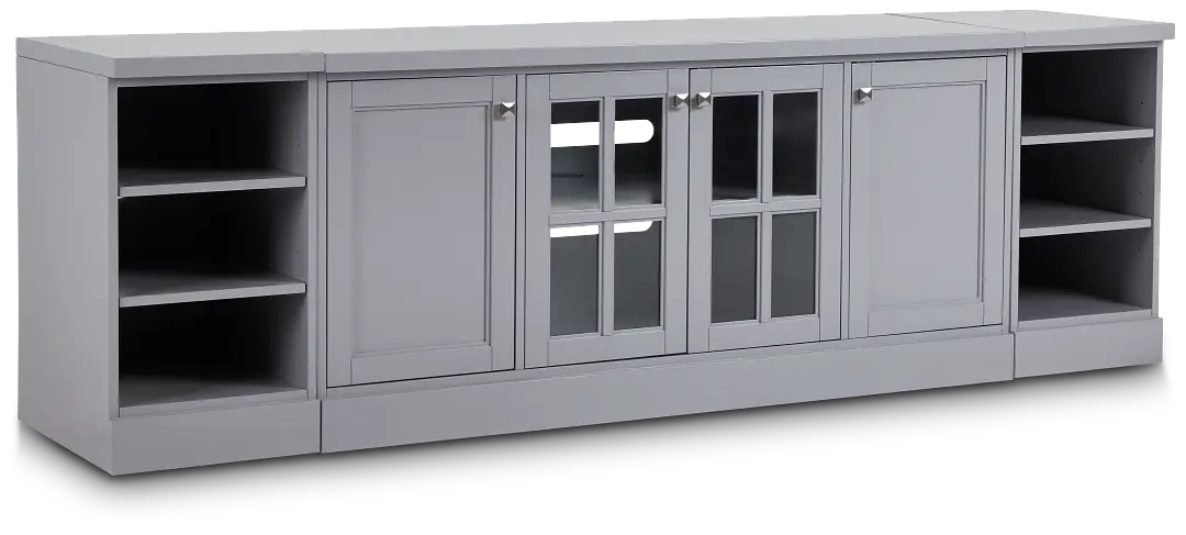 Newport Gray 96" Tv Stand Newport Gray 96" Tv Stand