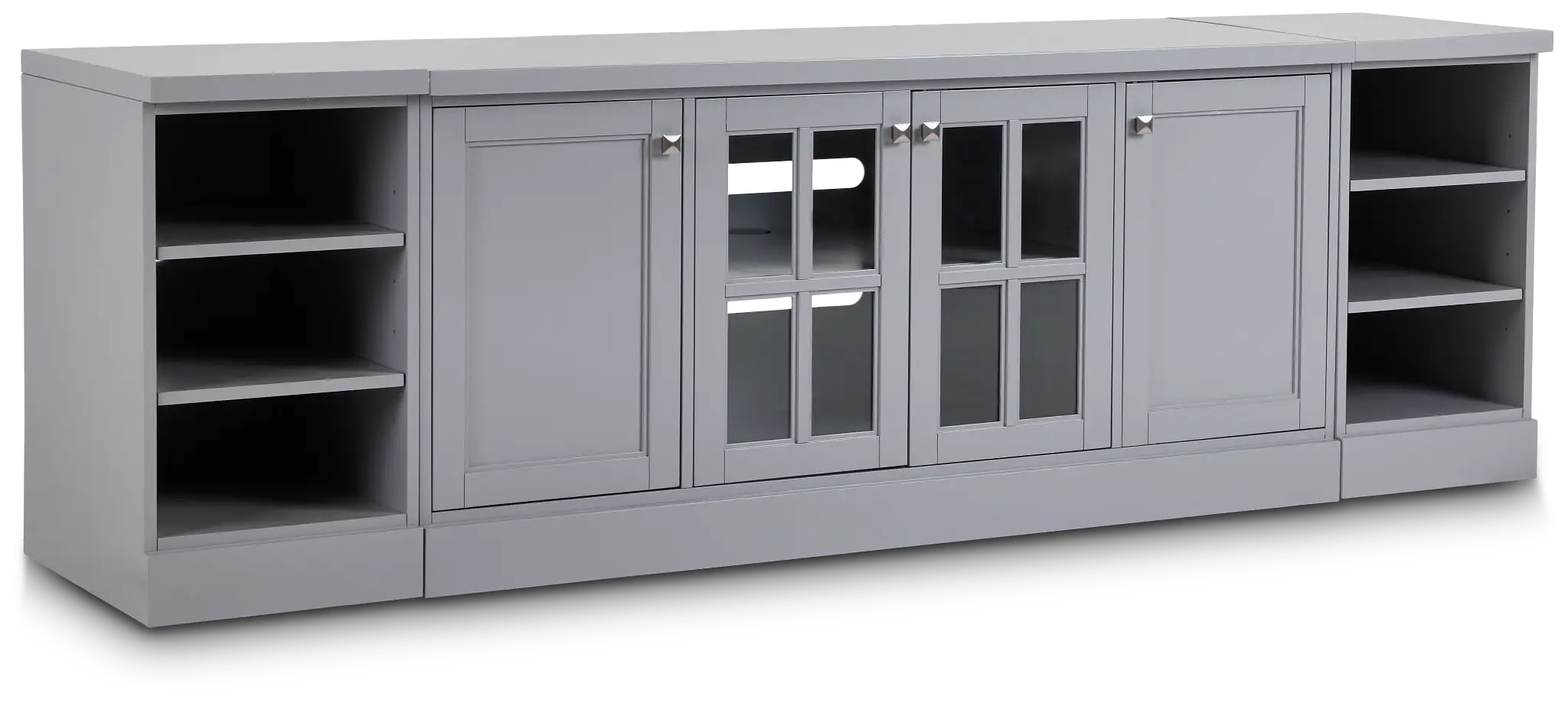 Newport Gray 96" Tv Stand Newport Gray 96" Tv Stand