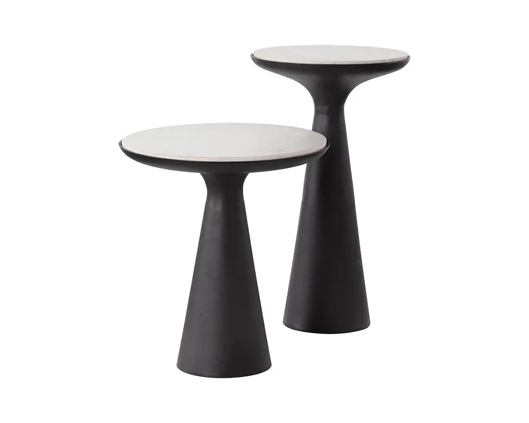 Hayes Two-tone Set Of 2 Nesting End Table Hayes Two-tone Set Of 2 Nesting End Table
