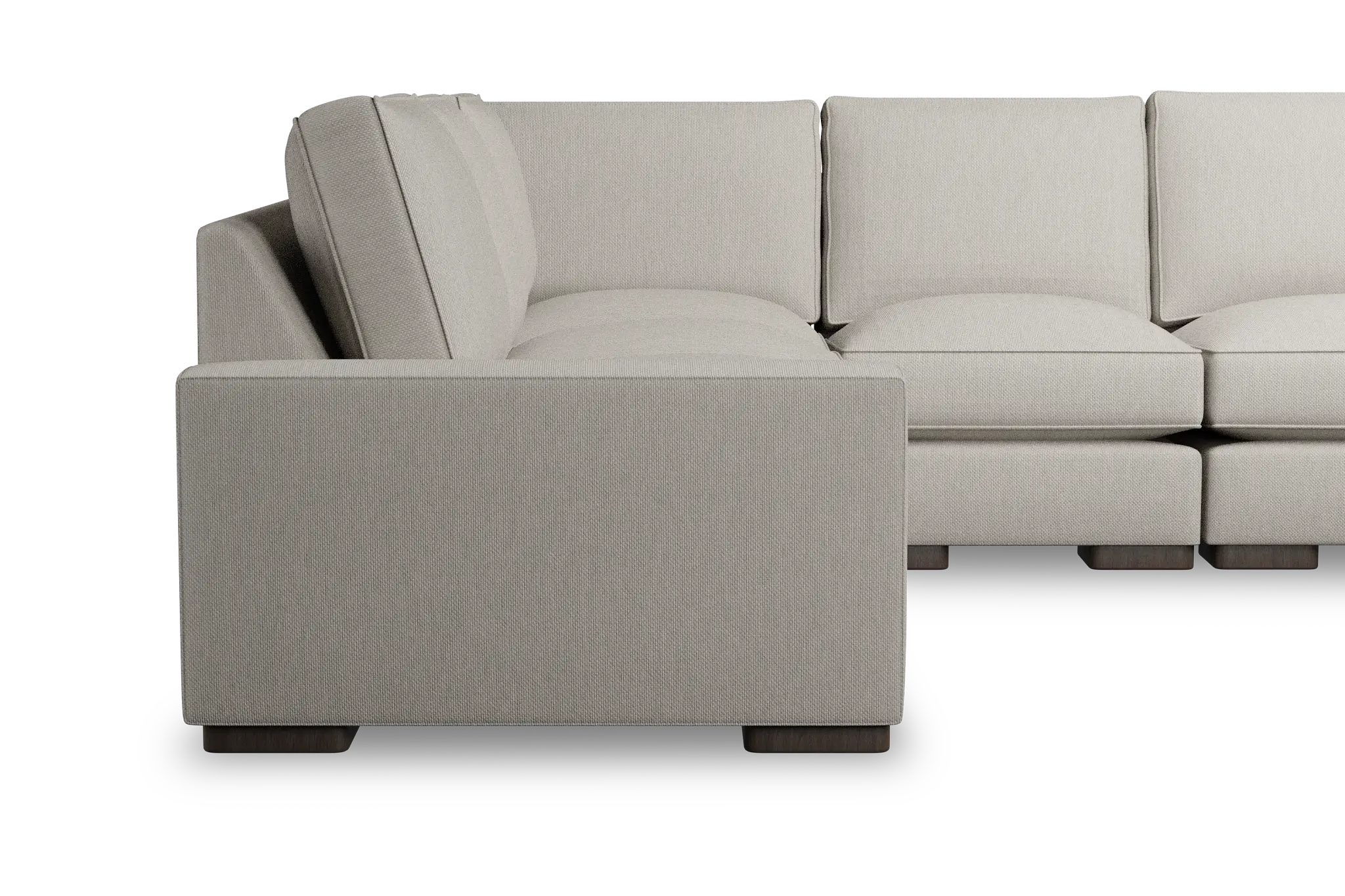 Edgewater Revenue Beige Medium Two-arm Sectional Edgewater Revenue Beige Medium Two-arm Sectional