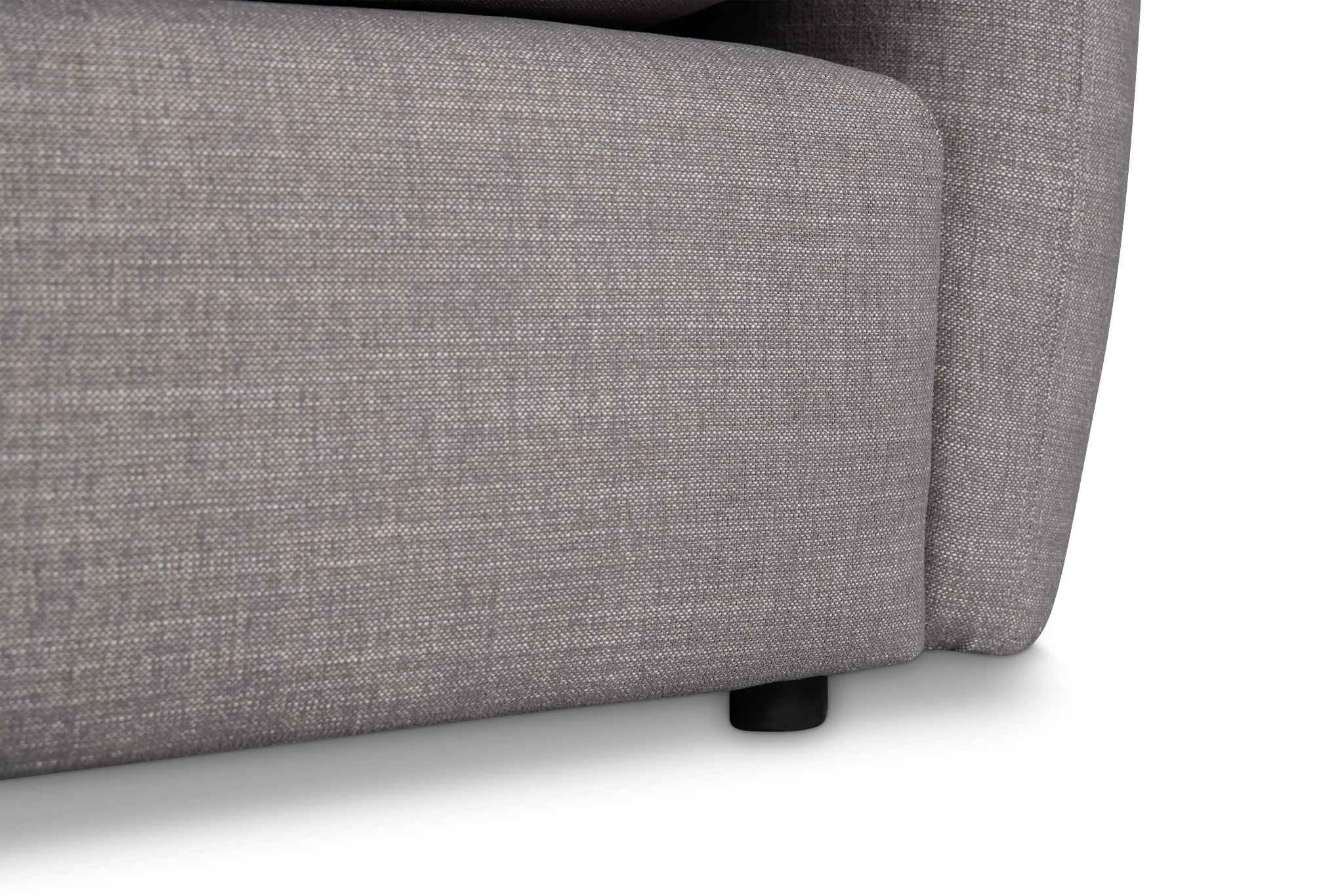 Serena Gray Fabric 2-piece Modular Sofa