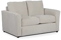 Maxie Light Beige Micro Loveseat