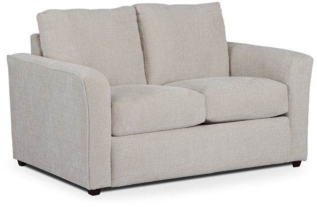 Maxie Light Beige Micro Loveseat