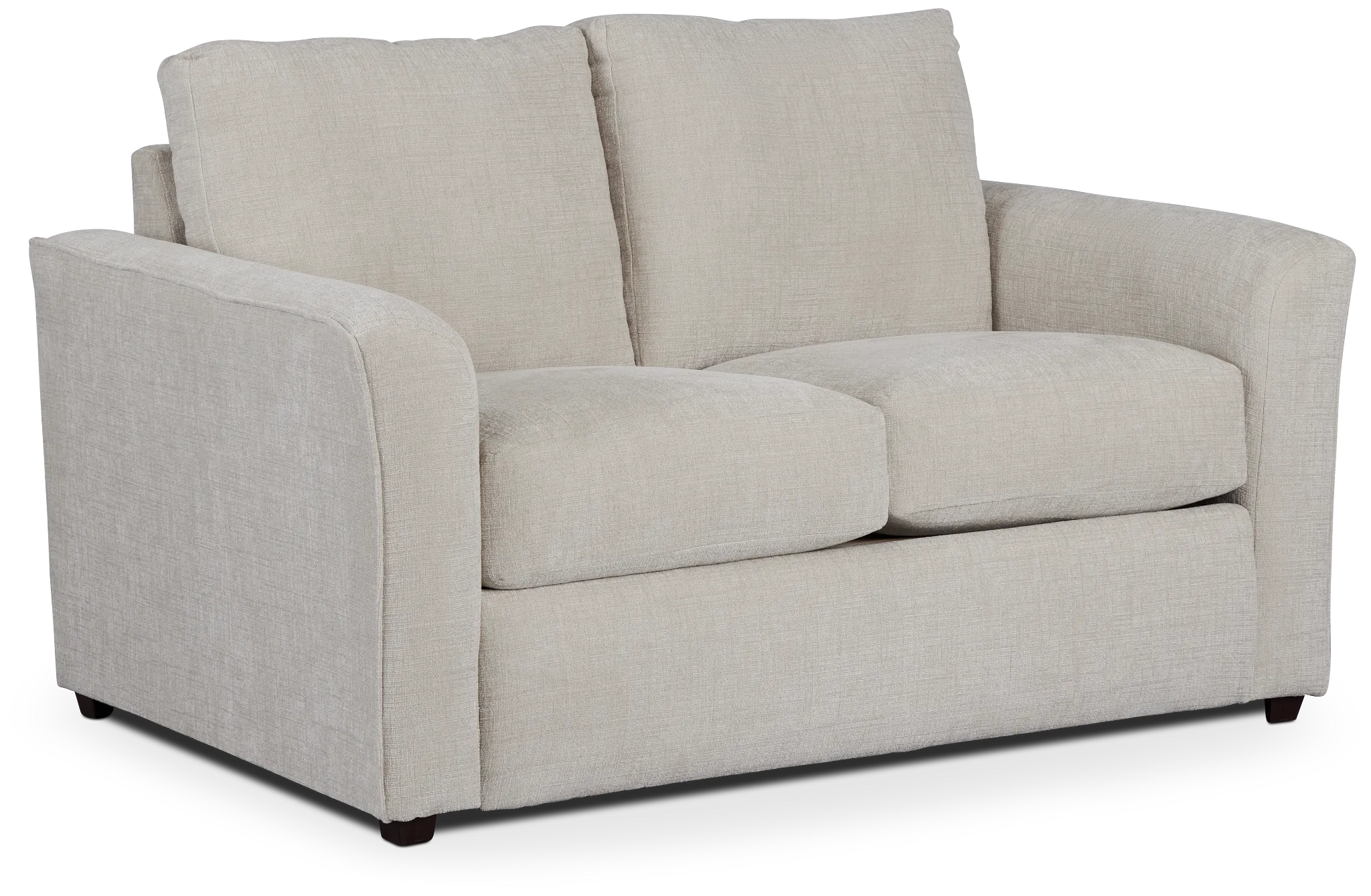 Maxie Light Beige Micro Loveseat