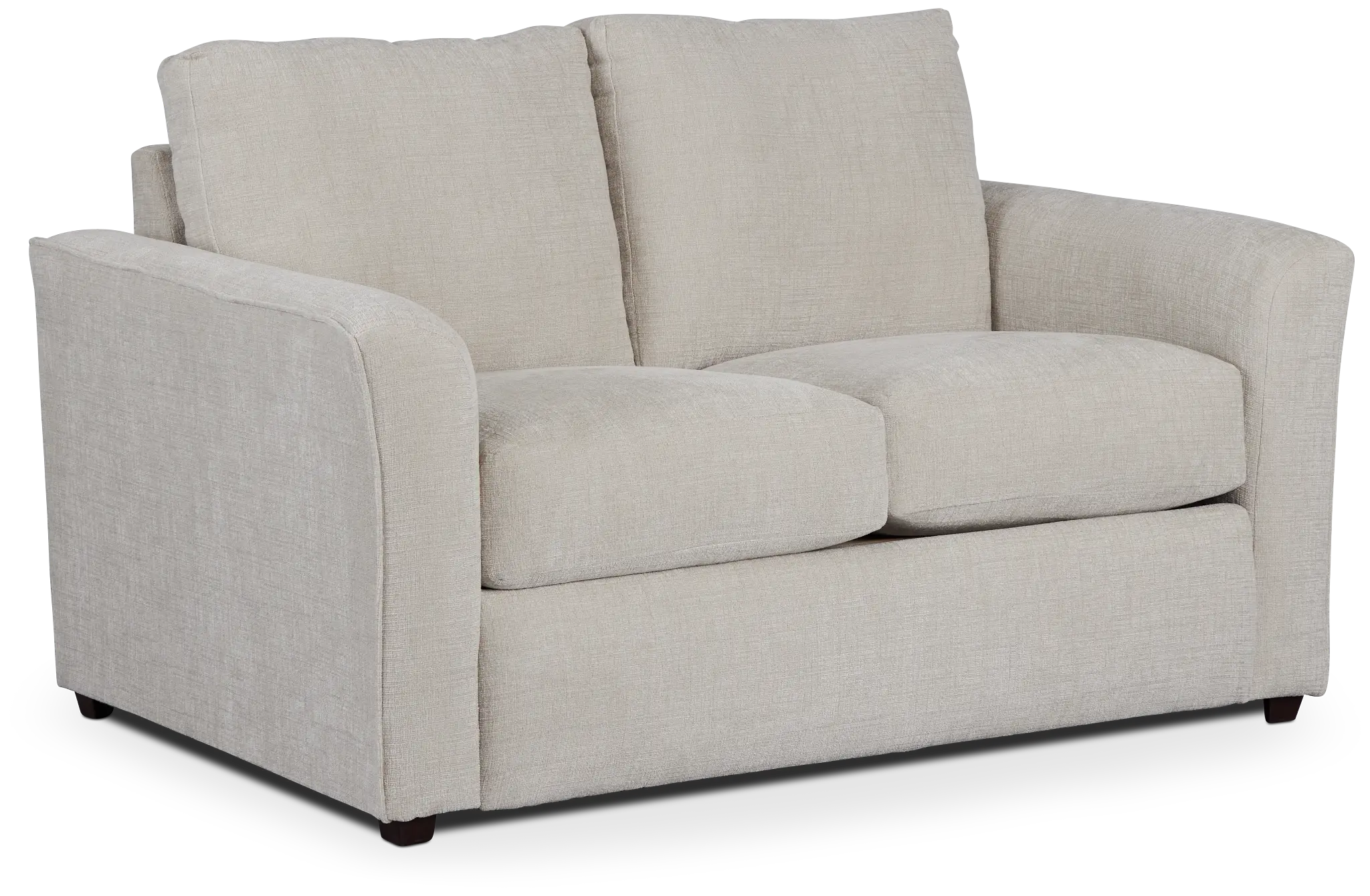 Maxie Light Beige Micro Loveseat Maxie Light Beige Micro Loveseat