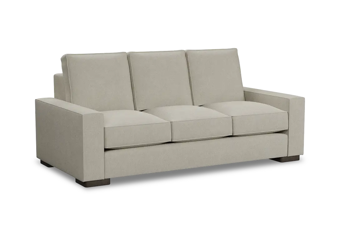 Edgewater Suave Beige 84" Sofa W/ 3 Cushions Edgewater Suave Beige 84" Sofa W/ 3 Cushions
