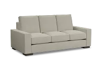 Edgewater Suave Beige 84" Sofa W/ 3 Cushions