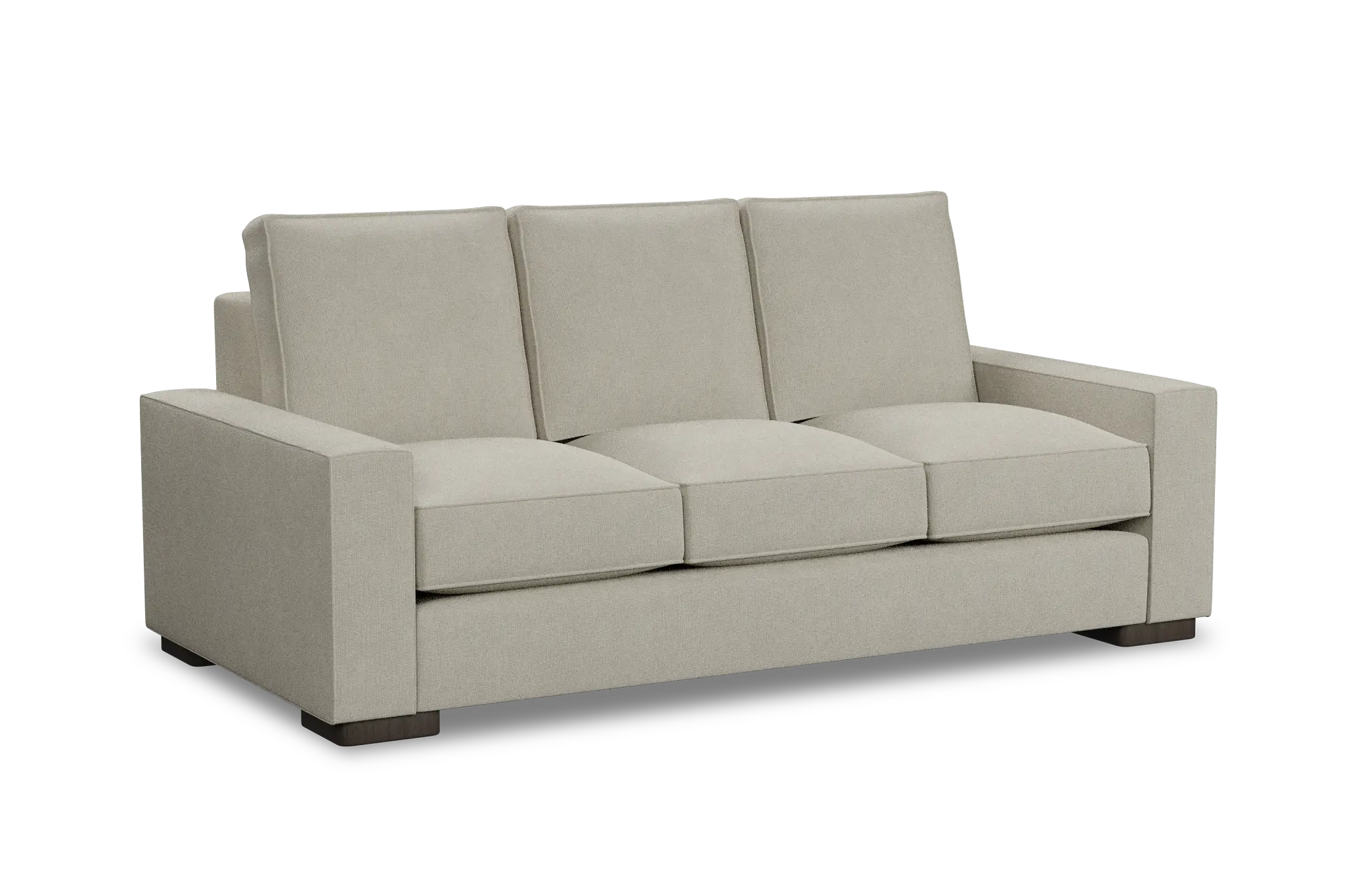 Edgewater Suave Beige 84" Sofa W/ 3 Cushions Edgewater Suave Beige 84" Sofa W/ 3 Cushions