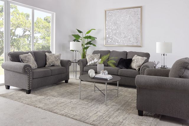 Agleno Gray Micro Living Room