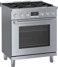 Bosch 800 Series Stainless Steel 30" Gas Range