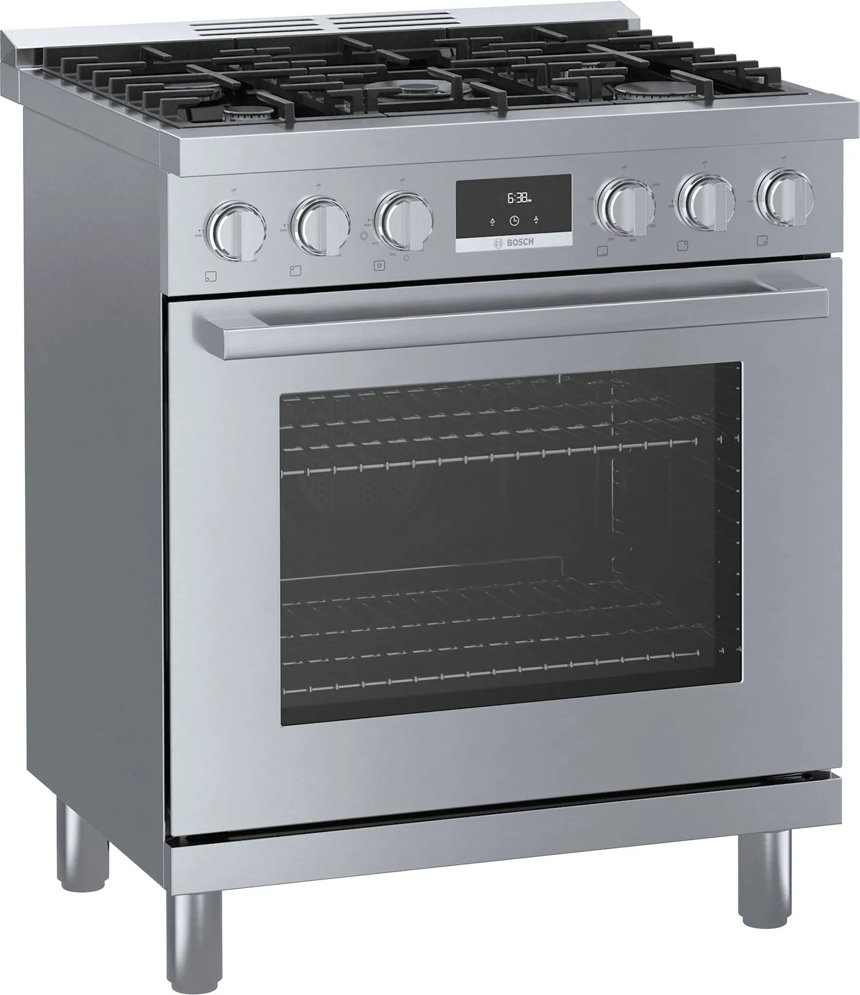 Bosch 800 Series Stainless Steel 30" Gas Range