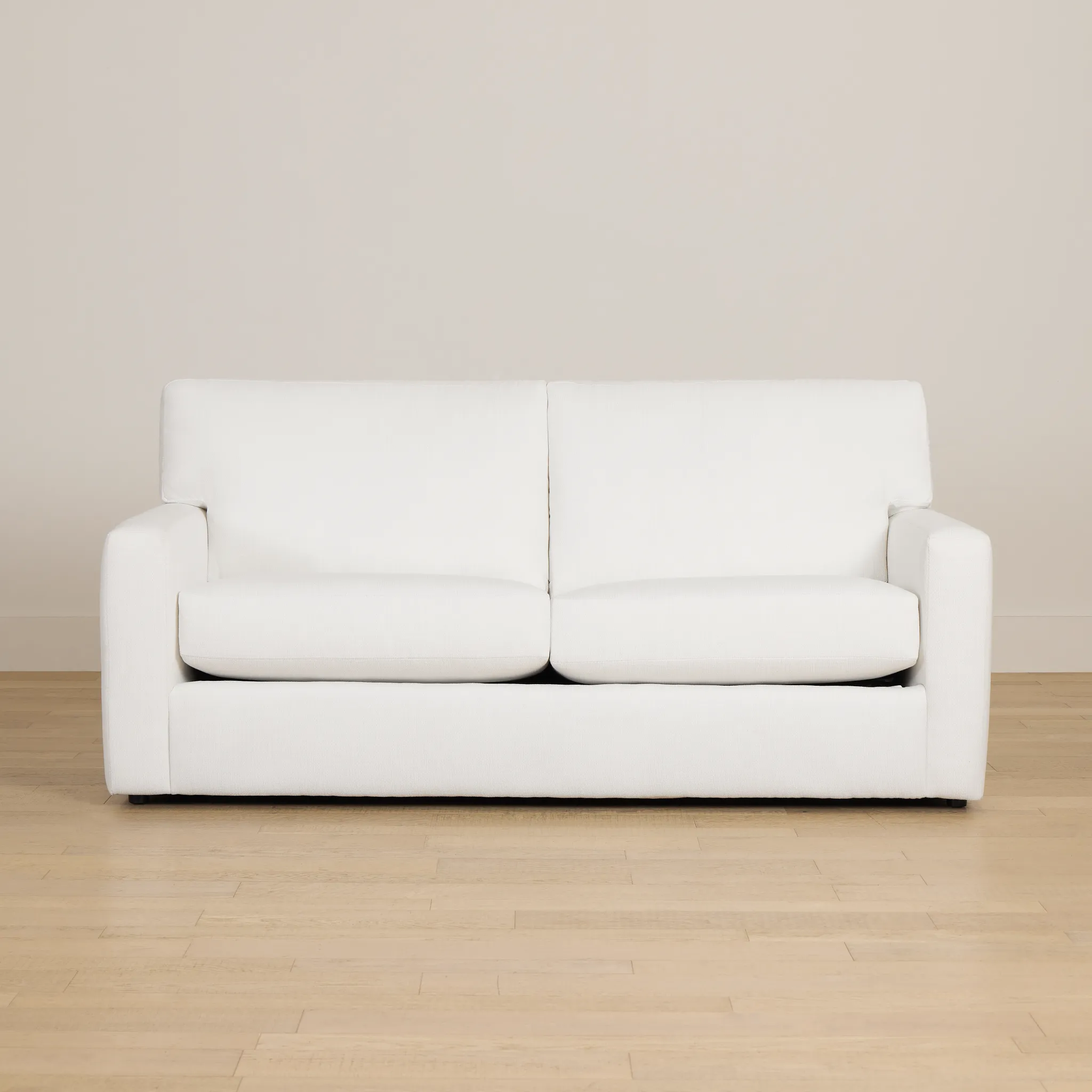 Rhodes White Fabric Innerspring Sleeper