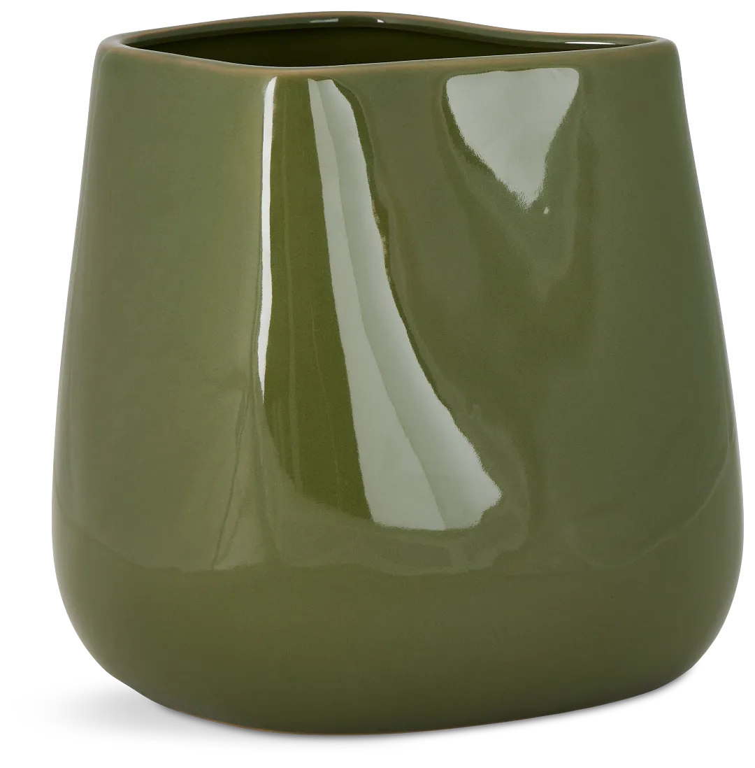 Bramble Dark Green Small Vase