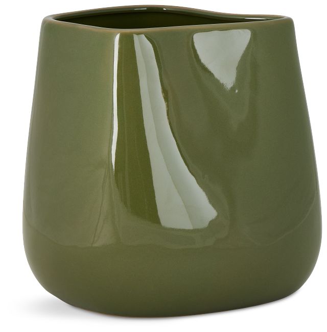 Bramble Dark Green Small Vase