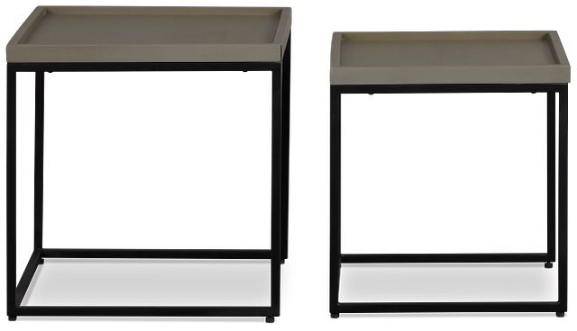 Blaine Gray Set Of 2 Nesting Tables