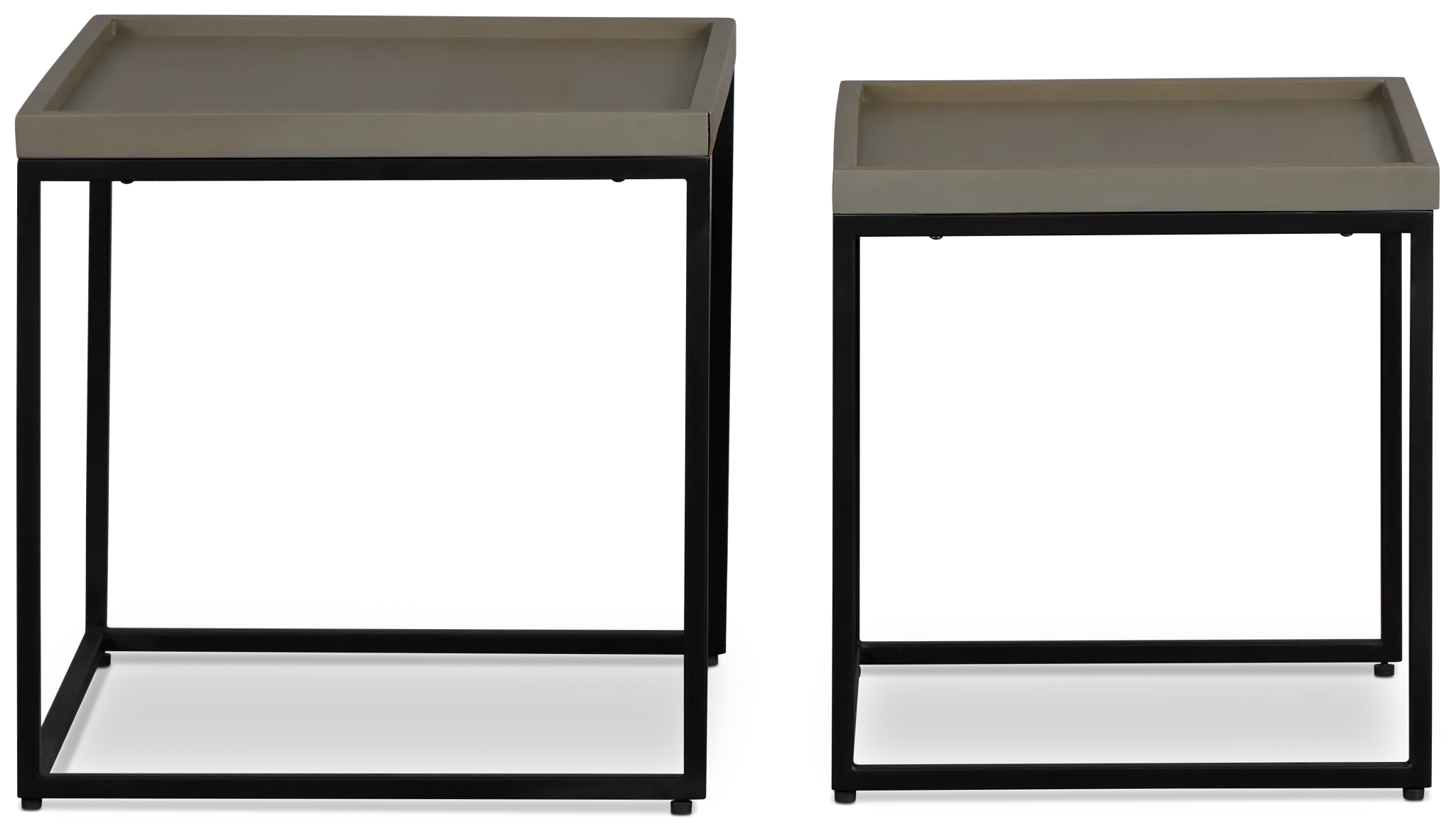 Blaine Gray Set Of 2 Nesting Tables