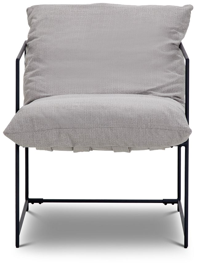 Remy Gray Fabric Accent Chair