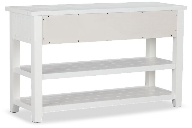 Bismark White Sofa Table