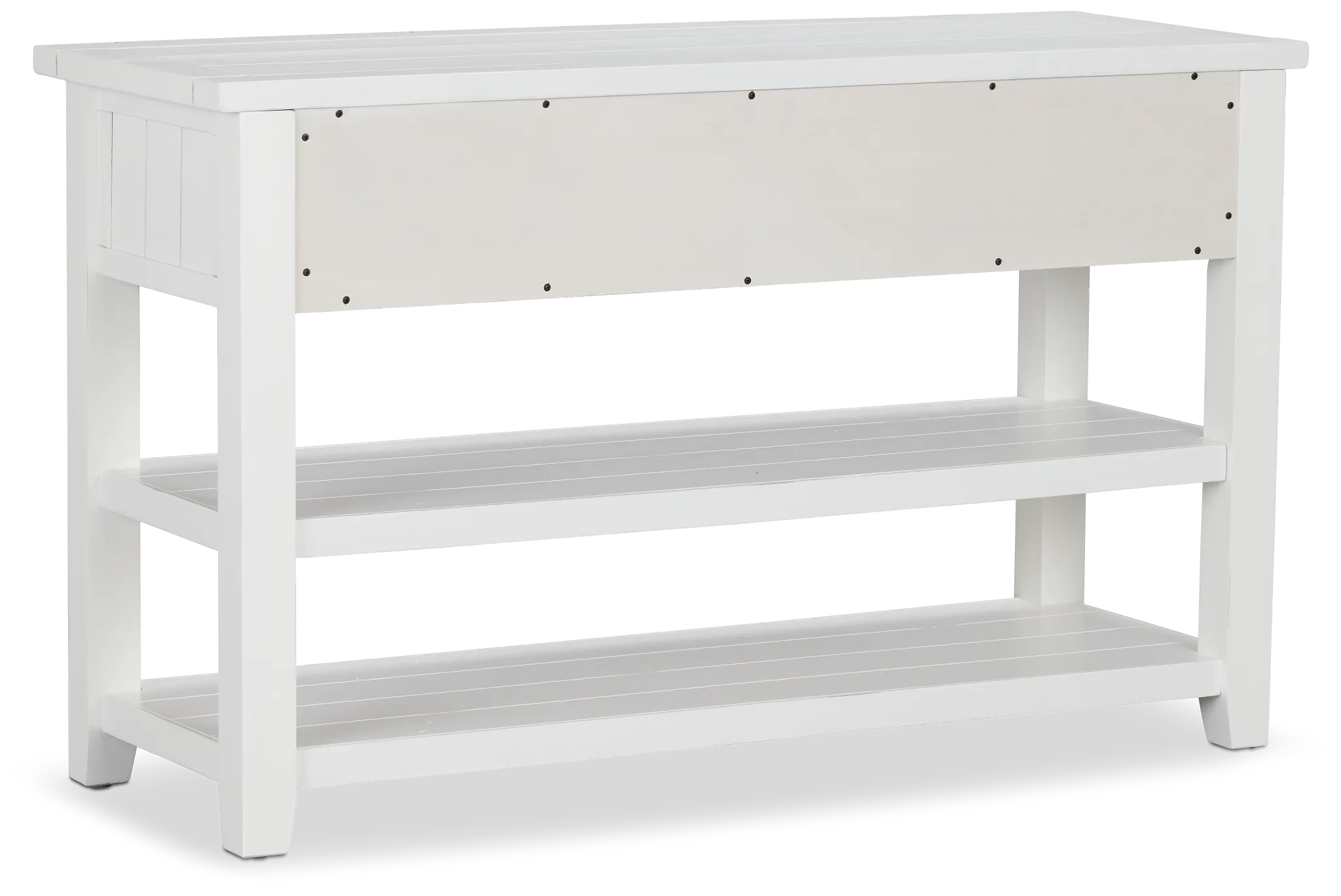 Bismark White Sofa Table