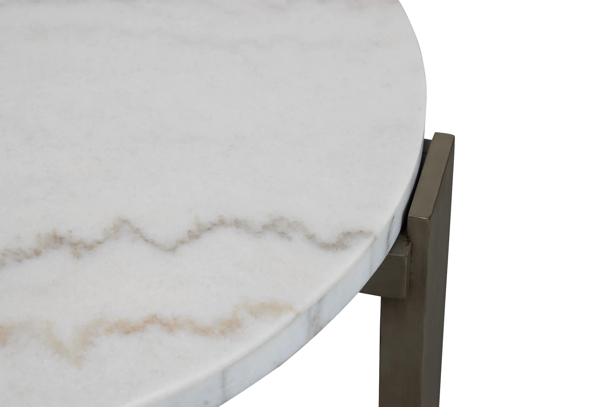 Kaleb White Marble Coffee Table