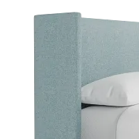 Captiva Elite Light Blue 48" Upholstered Shelter Bed