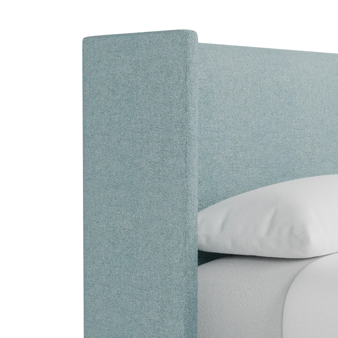 Captiva Elite Light Blue 48" Upholstered Shelter Bed