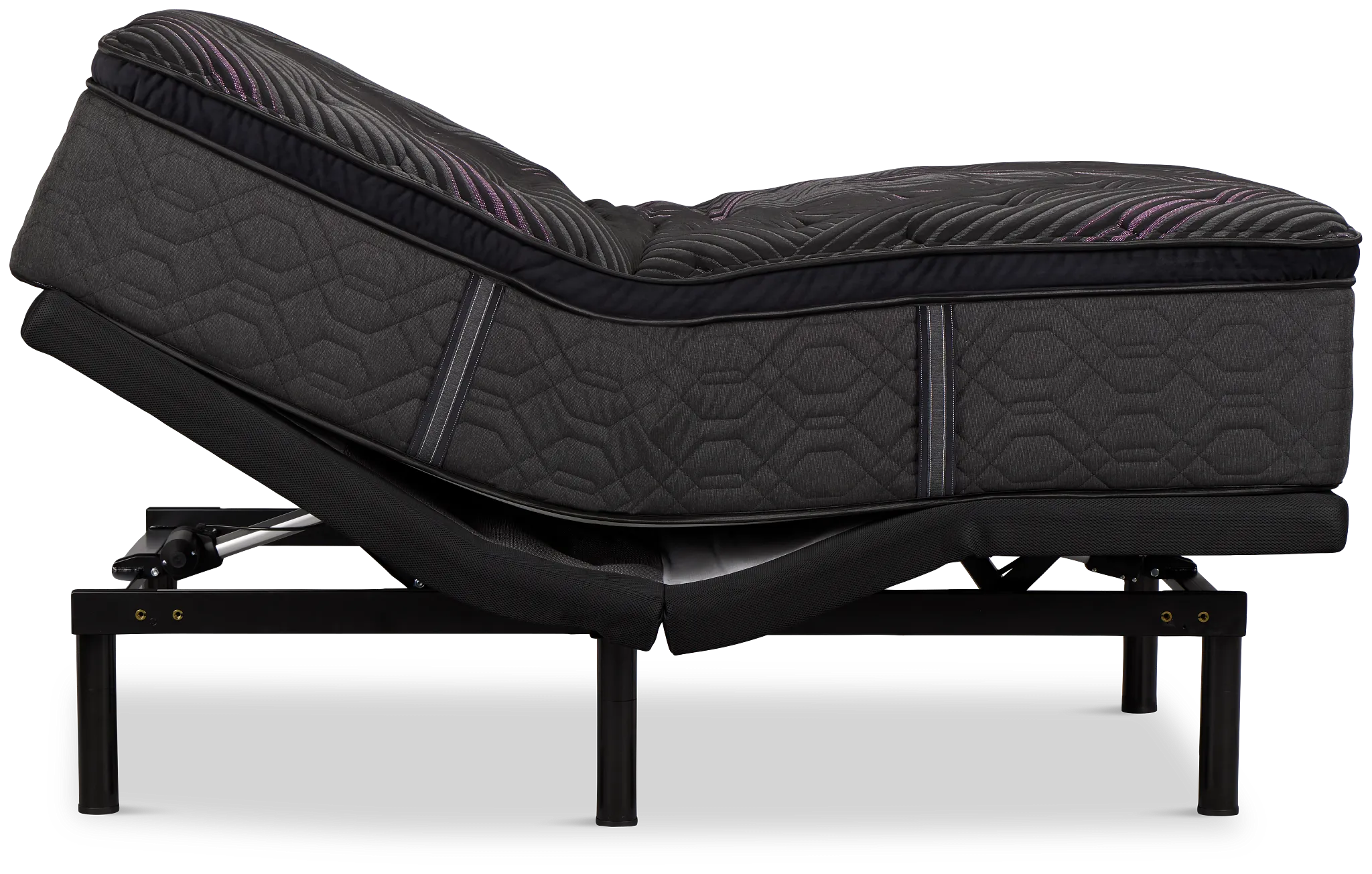 Beautyrest Black Series Two Plush Pillow Top Deluxe Adjustable Mattress Set