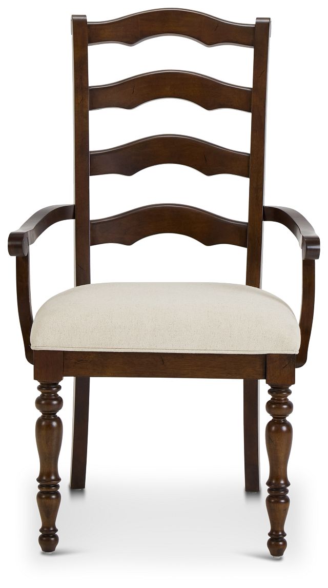 Savannah Dark Tone Upholstered Arm Chair