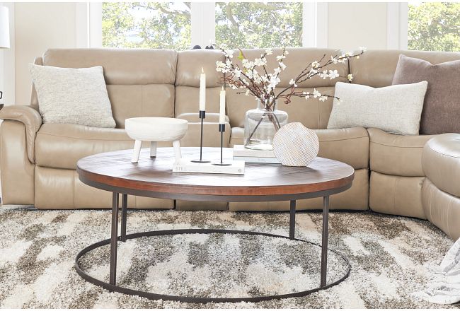 Bayfield Mid Tone Round Coffee Table