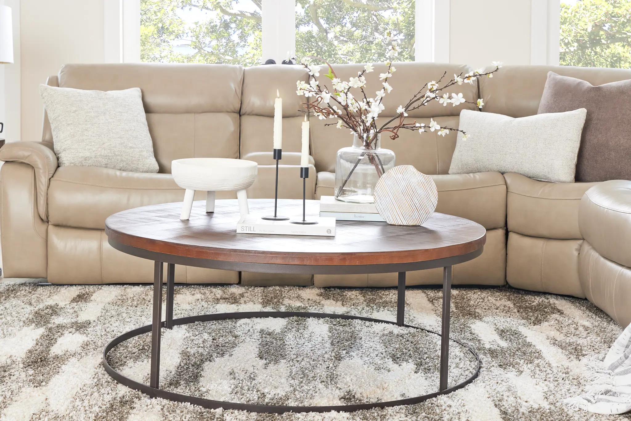 Bayfield Mid Tone Round Coffee Table Bayfield Mid Tone Round Coffee Table