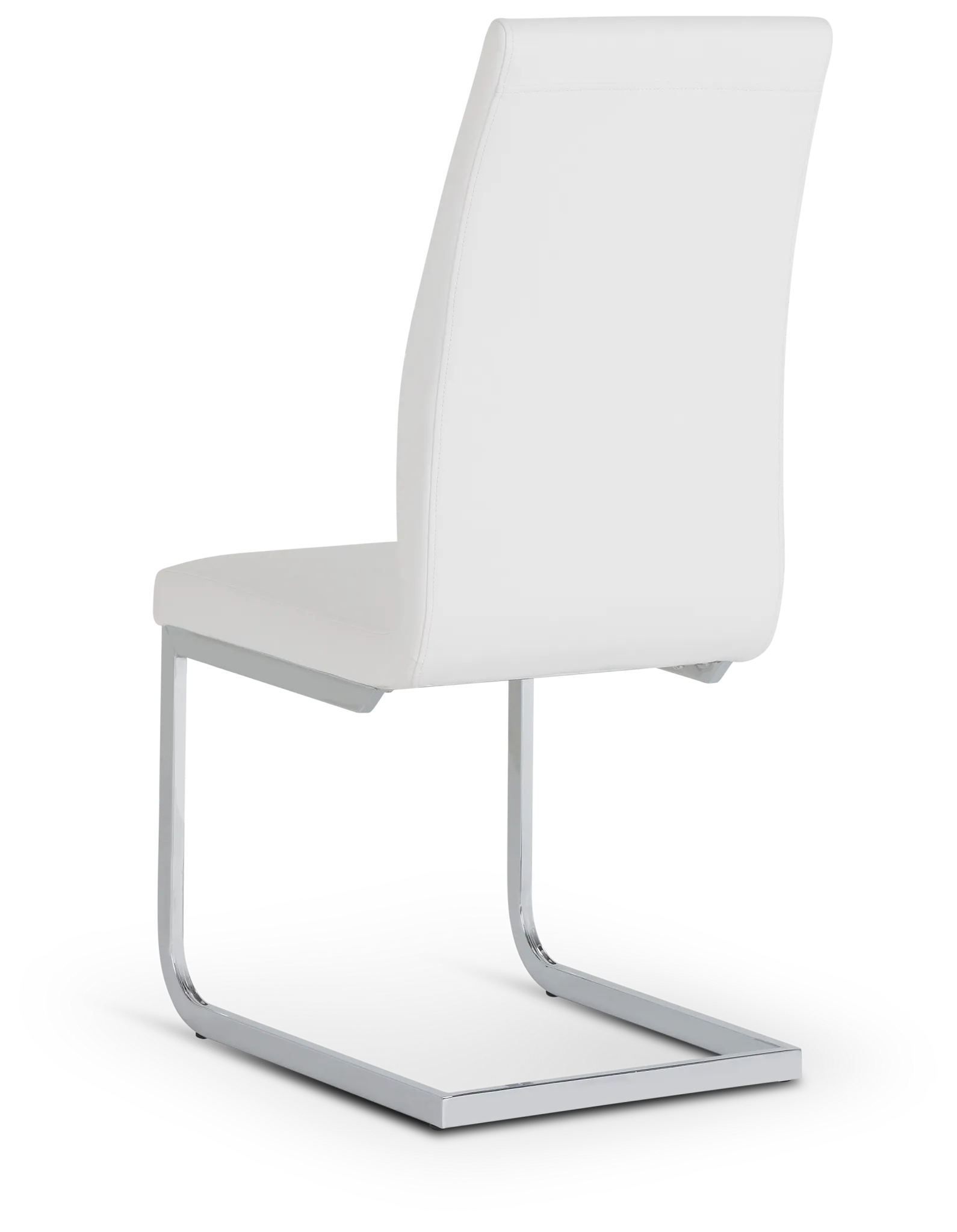 Axel White Upholstered Side Chair