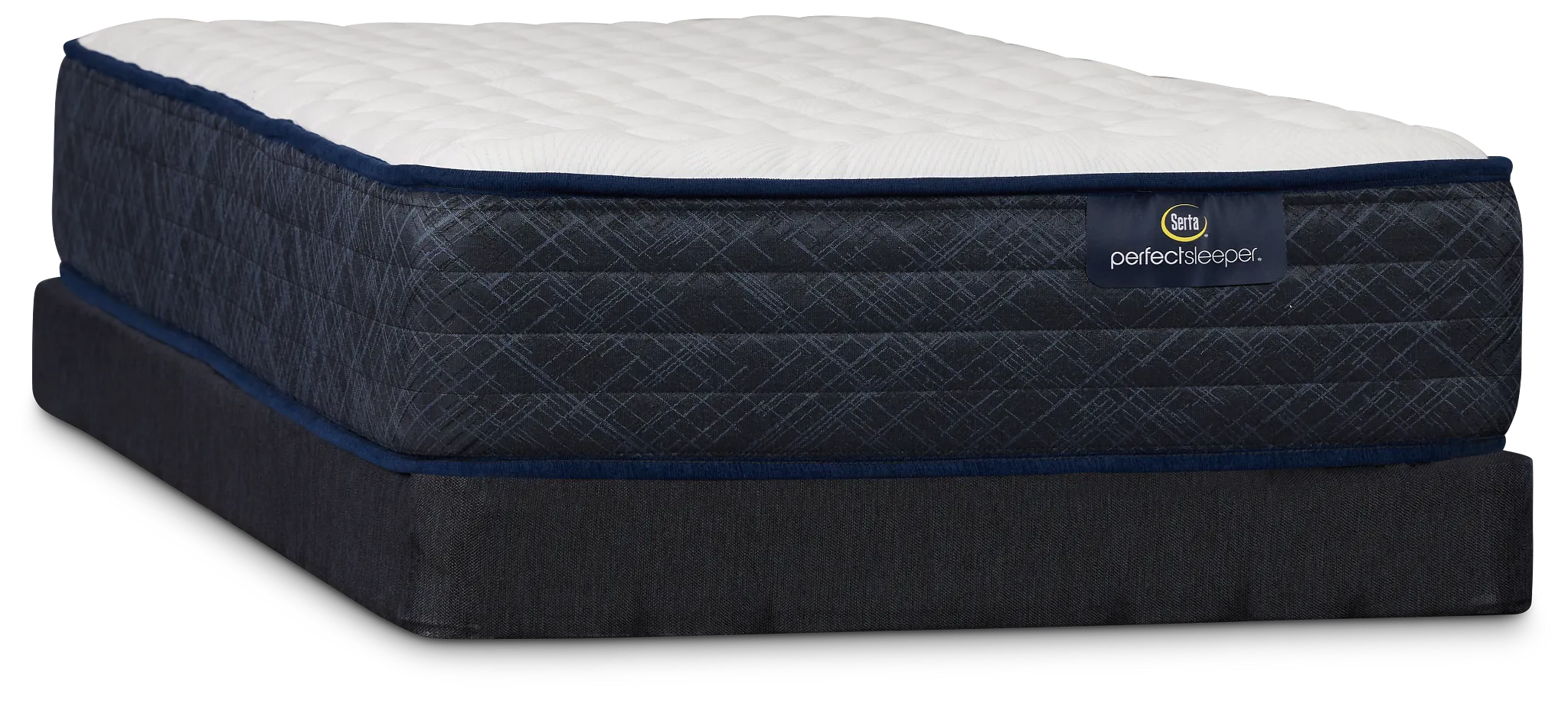 Serta Perfect Sleeper Adorning Night Firm Low-profile Mattress Set