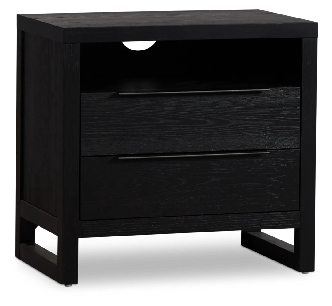 Williamsburg Black Nightstand